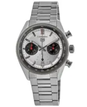 New Tag Heuer Carrera Chronograph 39mm White Panda Men's Watch CBS2216.BA0041