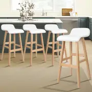 4x ALFORDSON Bar Stools Samuel Dining Chair White