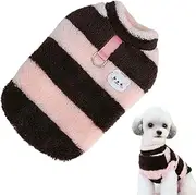 Dog Coat, Comfortable Dog Sweater, Warm Dog Winter Jacket, Cute Dog Clothes, Puppy Sweaters with Pull Ring, Cozy Dog Jacket for Winter, Dog Sweater for Small Dogs, Dog Winter Coat with Harness