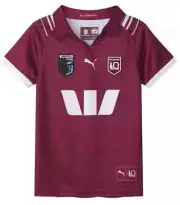 QLD Maroons State of Origin 2025 NRL Kids On Field Jersey