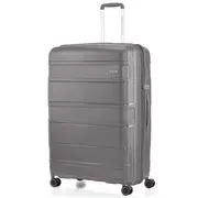 American Tourister Light Max 82 cm Expandable Spinner Suitcase - Mercury Grey