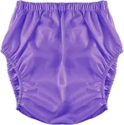 Waterproof And Leak Adult Diaper, Reusable, Ideal for Incontinence Protection, Purple, XS