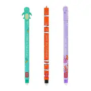 Pack of 3 Erasable Gel Pens with 0.35mm Fine Tip Ideal for Students and Adults Quick Dry Gel Ink for Writing and Journaling hwyNO.623
