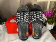 Nike Men's Flip Flop Slides Slide Sandals Black White Brand NEW+Box+Tags Size 12