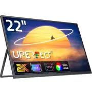 22 Inch Portable Monitor 2K 2560x1440 Gaming Monitor for Laptop Screen Extender