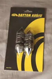 Dayton Audio Black Chrome Speaker Floor Spikes (Set of four)