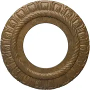 Ekena Millwork 1/2 in. x 9 in. x 9 in. Polyurethane Claremont Ceiling Medallion,