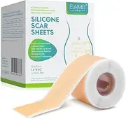 Silicone Scar Sheets - (1.6”x 60”) Professional Scar Removal Sheets for C-Section, Burn, Acne - Soft Silicone Gel Scar Tape