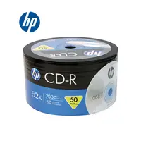 在飛比找蝦皮購物優惠-HP CD-R 52X 50片 白金片 空白光碟片 光碟 C