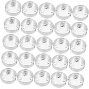 50Pcs Aluminum Candle Cup Case for DIY Candle Making Supplies Lightweight Metal Tealight Holders for Scented Candles Crafts