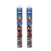 2x 100pc Plus Plus Basic Tube Creativity Puzzle Builder Kids/Toddler Fun Toy 5y+