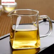 Tea Set Teapot Kettle Set Cup Flower Tea Convenient Durable Square Glass Bottom