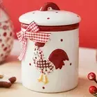 Cookie Jar Storage Container for Tea, Coffee Beans Kitchen Counter Snacks