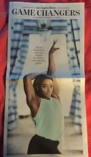 GAME CHANGERS MARCH 8 2020 WOMENS SPORTS SIMON BILES LOS ANGELES TIMES SECTION