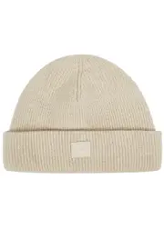 Acne Studios Kansy Black Wool-blend Beanie - Cream ONE SIZE