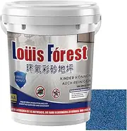 Louis Forest High-Gloss Marble Effect Epoxy Floor Coating, Waterproof Water-Based Epoxy Floor Paint, Sky Blue, 0.5 kg