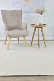 kalvin Wool Silver Ivory Rug
