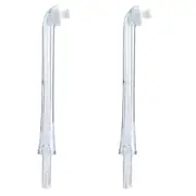 2Pcs High Quality Nozzle for AirFloss HX8331 HX8332 HX8340 HX8341 HX8381 HX8401 Oral Irrigator Nozz As shown