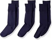 [Jefferies Socks] Girls' School Uniform Knee High (Pack of 3)