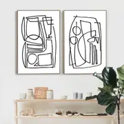 Abstract You and Me 2 sets Poster