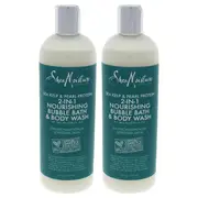 Shea Moisture Sea Kelp & Pearl Protein Nourishing Body Wash - Pack of 2 by Shea Moisture for Unisex - 16 oz Body Wash