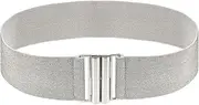 [Buywis] Women Wide Stretchy Waist Belts Elastic Belt for Dresses