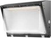 Dimmable 100W LED Wall Pack Light with Dusk to Dawn Photocell, 100-277V 14000...