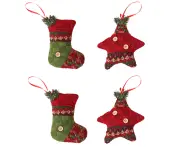 Christmas Plush Ornaments, Funny Christmas Hanging Ornaments, Pendant Holiday Party Decor,Style 4