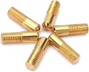OFFIGAM 6pcs Plated Guitar Humbucker Pickup Pole Screws Durable Humucker Mounting Screws Easy Installation Guitar Accessories for Enhanced Performance