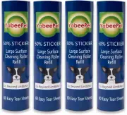 Large Surface Roller Refill for Scotch-Brite 50% Stickier Lint Roller, Works Gre