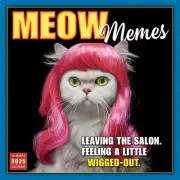 MEOW MEMES - FUNNY CATS - 2025 WALL CALENDAR - BRAND NEW - 939977