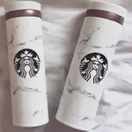 『小蘑菇日本走跳～購』現貨 STARBUCKS 星巴克 韓國限定 大理石紋 保溫杯