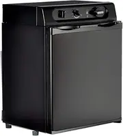 Smad RV Fridge, 3 Way Camping Silent for Caravan, Leisure Motorhome, 1.4 Cu.ft. Portable, 28mbar, Black
