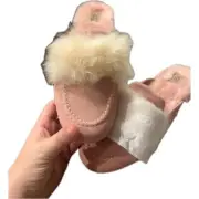 New Ugg Australia Womens Shaine Wisp Slip-On Slippers Pink Size 8