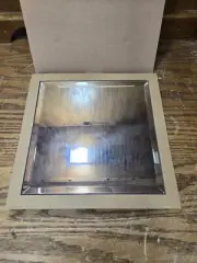 PartyLite MIRRORED COASTER SET Candle Holder P7035, NOS Original Box
