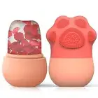 SkinSide Ice Roller for Face With Scrubber or Men & Women Glowing Skin & Eyes