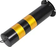 DECOMELODY Driveway Security Barrier Sturdy Safety Post High Reflective Design for Increased Visibility for Parking Lots Road Entrances and Commercial Areas