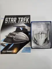 Eaglemoss Die-Cast Star Trek Earth Starship SS Emmette #124 w/Magazine NEW