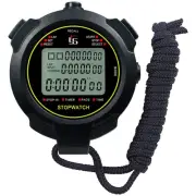 Digital Sports Stopwatch, 10Lap /Split Memory Stopwatch Count Down , 4779