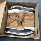 Sorel Sherpa Trim Felt Insert Waterproof Winter Boots Women's Size 11