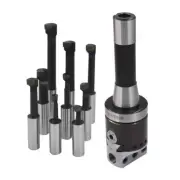 WFLNHB 2 Inch Boring Head R8 Shank 9pcs 1/2 Carbide Bar Set...