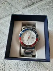 Nautis Admiralty Pro 200 4th of July Pepsi Blue Red Bezel White Dial 45 mm w SS