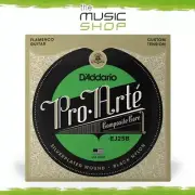 D'Addario Pro-Arte’ EJ25B Composite Core Flamenco Classical Guitar Strings Black