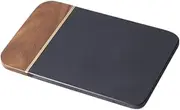 Ｂｅｓｇａ Cooked Board Dessert Plate Creative Heavy-Duty Breakfast Platter Decorative Tray for Restaurant Hotel Farmhouse Home Salads, Black