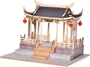 ERINGOGO 1set Chinese Style Bridge Model Toy Miniature Building Model for Scene Layout for Photography Props Desktop Ornament Fine Workmanship Lifelike Details