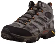 Merrell Men's Moab 2 Mid Waterproof Hiking Boot, Beluga, 10.5 W US