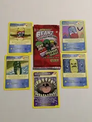 2004 Genio Mighty BEANZ Moon Quest TCG Trading Card Game open pack see pics FOIL