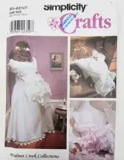 Simplicity Crafts 8466 Peek a Boo Angel Dolls Sewing Pattern walnut Creek