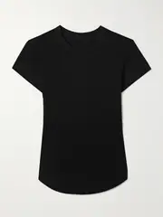 [Isabel Marant] Isabel Marant - Ribbed Cotton-jersey T-shirt - Black - small small Black