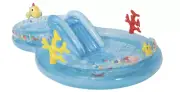 INTEX Under The Sea Inflatable Kiddie Pool: Inflatable Kids Pool with Water Spra